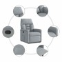 Sillón reclinable elevable de tela gris claro en Sillones | Comprar online en Foru.es