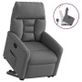 Sillón reclinable elevable de tela gris oscuro en Sillones | Comprar online en Foru.es