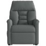 Sillón reclinable elevable de tela gris oscuro en Sillones | Comprar online en Foru.es