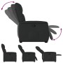 Sillón reclinable elevable tela negro en Sillones | Comprar online en Foru.es