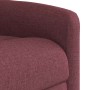 Sillón reclinable elevable tela rojo tinto en Sillones | Comprar online en Foru.es