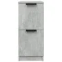Aparadores 2 uds madera contrachapada gris hormigón 30x30x70 cm de vidaXL, Aparadores - Ref: Foro24-811178, Precio: 70,36 €, ...
