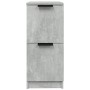 Aparadores 2 uds madera contrachapada gris hormigón 30x30x70 cm de vidaXL, Aparadores - Ref: Foro24-811178, Precio: 71,58 €, ...