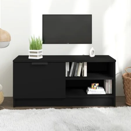 Mueble para TV madera contrachapada negro 80x35x36,5 cm de vidaXL, Muebles TV - Ref: Foro24-811468, Precio: 55,82 €, Descuent...