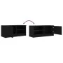 Mueble para TV madera contrachapada negro 80x35x36,5 cm de vidaXL, Muebles TV - Ref: Foro24-811468, Precio: 55,82 €, Descuent...