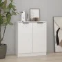 Aparador de madera contrachapada blanco brillante 60x30x70 cm de vidaXL, Aparadores - Ref: Foro24-811067, Precio: 76,81 €, De...