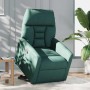 Sillón reclinable elevable tela verde oscuro en Sillones | Comprar online en Foru.es