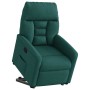 Sillón reclinable elevable tela verde oscuro en Sillones | Comprar online en Foru.es