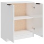 Aparador de madera contrachapada blanco brillante 60x30x70 cm de vidaXL, Aparadores - Ref: Foro24-811067, Precio: 83,02 €, De...