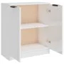 Aparador de madera contrachapada blanco brillante 60x30x70 cm de vidaXL, Aparadores - Ref: Foro24-811067, Precio: 76,81 €, De...
