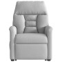 Sillón reclinable elevable de tela gris nube en Sillones | Comprar online en Foru.es