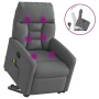 Silla de masaje reclinable de pie de tela gris oscuro en Sillones | Comprar online en Foru.es