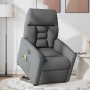 Silla de masaje reclinable de pie de tela gris oscuro en Sillones | Comprar online en Foru.es