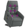 Silla de masaje reclinable de pie de tela gris oscuro en Sillones | Comprar online en Foru.es