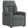 Silla de masaje reclinable de pie de tela gris oscuro en Sillones | Comprar online en Foru.es