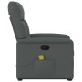 Silla de masaje reclinable de pie de tela gris oscuro en Sillones | Comprar online en Foru.es