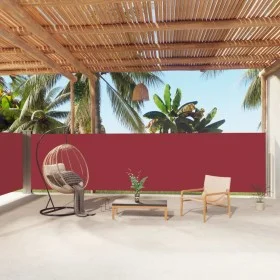 Toldo lateral retráctil rojo 160x1000 cm de vidaXL, Sombrillas - Ref: Foro24-318035, Precio: 107,81 €, Descuento: %