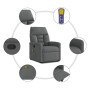 Silla de masaje reclinable de pie de tela gris oscuro en Sillones | Comprar online en Foru.es