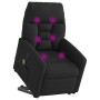 Sillón reclinable de masaje elevable tela negro en Sillones | Comprar online en Foru.es
