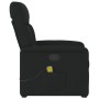Sillón reclinable de masaje elevable tela negro en Sillones | Comprar online en Foru.es