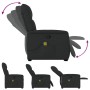 Sillón reclinable de masaje elevable tela negro en Sillones | Comprar online en Foru.es