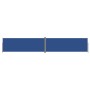 Toldo lateral retráctil azul 180x1000 cm de vidaXL, Sombrillas - Ref: Foro24-318040, Precio: 113,43 €, Descuento: %