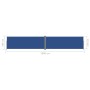Toldo lateral retráctil azul 180x1000 cm de vidaXL, Sombrillas - Ref: Foro24-318040, Precio: 113,43 €, Descuento: %