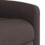 Silla de masaje reclinable de pie de tela marrón oscuro en Sillones | Comprar online en Foru.es