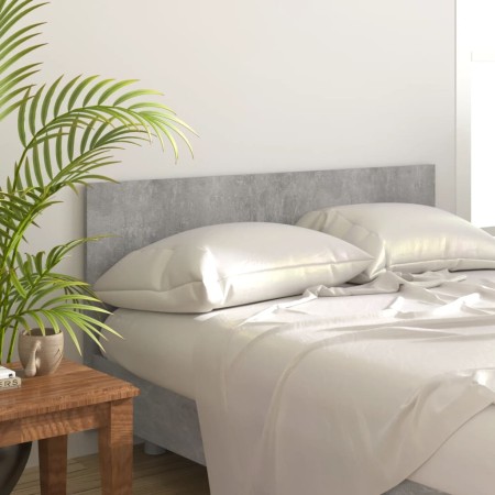 Cabecero de cama madera contrachapada gris 160x1,5x80 cm de vidaXL, Cabeceros y pies de cama - Ref: Foro24-811038, Precio: 61...