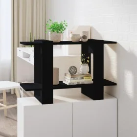 Estantería/divisor de espacios negro 80x30x51 cm de vidaXL, Librerías y estanterías - Ref: Foro24-811593, Precio: 28,94 €, De...