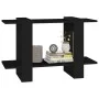 Estantería/divisor de espacios negro 80x30x51 cm de vidaXL, Librerías y estanterías - Ref: Foro24-811593, Precio: 28,94 €, De...
