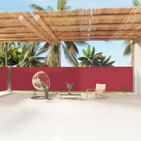 Toldo lateral retráctil rojo 160x1200 cm de vidaXL, Sombrillas - Ref: Foro24-318071, Precio: 96,46 €, Descuento: %