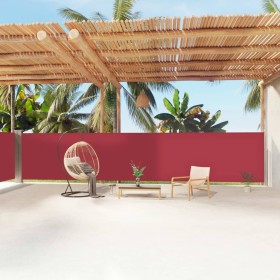 Toldo lateral retráctil rojo 160x1200 cm de vidaXL, Sombrillas - Ref: Foro24-318071, Precio: 97,45 €, Descuento: %