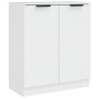Aparador de madera contrachapada blanco 60x30x70 cm de vidaXL, Aparadores - Ref: Foro24-811061, Precio: 70,03 €, Descuento: %