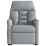 Sillón eléctrico reclinable elevable de tela gris claro en Sillones | Comprar online en Foru.es