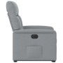 Sillón eléctrico reclinable elevable de tela gris claro en Sillones | Comprar online en Foru.es