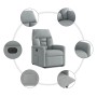 Sillón eléctrico reclinable elevable de tela gris claro en Sillones | Comprar online en Foru.es