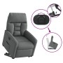 Sillón eléctrico reclinable elevable de tela gris oscuro en Sillones | Comprar online en Foru.es