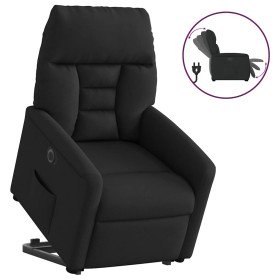Sillón eléctrico reclinable elevable de tela negro en Sillones | Comprar online en Foru.es