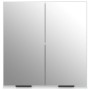 Armario de baño con espejo blanco 64x20x67 cm de vidaXL, Tocadores de baño - Ref: Foro24-811313, Precio: 71,23 €, Descuento: %