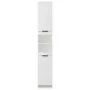 Armario de baño madera contrachapada blanco 32x34x188,5 cm de vidaXL, Taquillas y armarios de almacenamiento - Ref: Foro24-81...