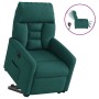 Sillón eléctrico reclinable elevable de tela verde oscuro en Sillones | Comprar online en Foru.es
