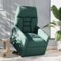 Sillón eléctrico reclinable elevable de tela verde oscuro en Sillones | Comprar online en Foru.es