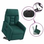 Sillón eléctrico reclinable elevable de tela verde oscuro en Sillones | Comprar online en Foru.es