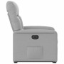 Sillón eléctrico reclinable elevable de tela gris nube en Sillones | Comprar online en Foru.es