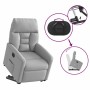 Sillón eléctrico reclinable elevable de tela gris nube en Sillones | Comprar online en Foru.es