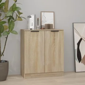 Aparador de madera contrachapada roble Sonoma 60x30x70 cm de vidaXL, Aparadores - Ref: Foro24-811064, Precio: 61,30 €, Descue...