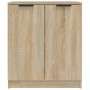 Aparador de madera contrachapada roble Sonoma 60x30x70 cm de vidaXL, Aparadores - Ref: Foro24-811064, Precio: 63,32 €, Descue...