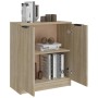 Aparador de madera contrachapada roble Sonoma 60x30x70 cm de vidaXL, Aparadores - Ref: Foro24-811064, Precio: 63,32 €, Descue...