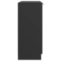 Aparador de madera contrachapada negro 60x30x70 cm de vidaXL, Aparadores - Ref: Foro24-811080, Precio: 88,96 €, Descuento: %